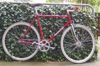 panasonic 54cm, double butted, lugged steel